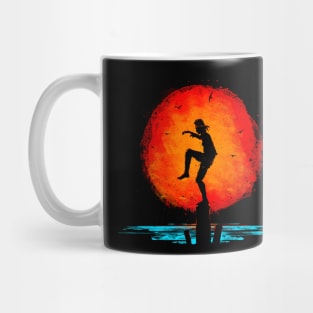 Karate Kid Minimal Tribute Painting Mug